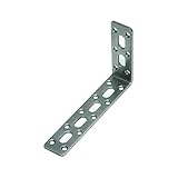 ハイロジック:ステンレス取付金具 3×25×74×124ミリ 入数1個 00016610 ×5セット
