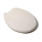 Comfort Seats C1B3R2-02 Deluxe Plastic Euro Design Toilet Seat, Round, Biscuit