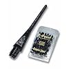 200 original E-Point-Dartspitzen, 2BA, lang, schwarz.