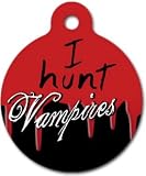 Vampire Hunter Pet ID Tag for Dogs and Cats - Dog Tag Art