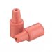 Wheaton 224100-020 Rubber 11mm Sleeve Style Stopper, Natural Red Rubber (Case of 1000)