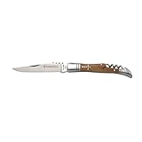 Baladeo Laguiole Corkscrew Knife, Olive Wood