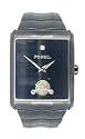 Fossil Men's Diamond Marker Black Ion-Plated Stainless Steel Watch (1/5 ct. t.w.)