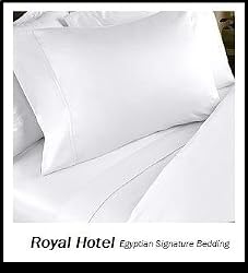 Best buy on 1200 Thread Count King 4pc Bed Sheet Set 100 Egyptian Cotton Deep Pocket 1200 TC Solid White