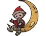 Mono-Quick Buegelsticker - Sandmann im Mond