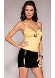 Top With Chain Wrapped Strap Detail