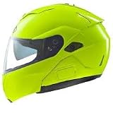 HJC Hi-Viz Men’s Sy-Max III Street Racing Motorcycle Helmet – Hi-Visibility Yellow / Medium