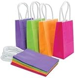 Baker's Dozen Small Gift Bags 5-1/4X3-1/2X8-1/4 13/Pkg - Bright