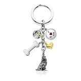 Shetland Sheepdog - I Love My Dog Keychain