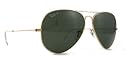 Ray Ban RB3025 Aviator Sunglasses - The Original Large Metal Aviator