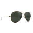 Ray Ban RB3025 Color 001/58 (Gold/Polarized Grey Lens) Size 62/14