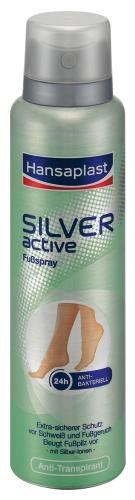 Hansaplast Silver Active Fussspray, 4er Pack (4 x 150 ml)