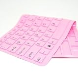 Cosmos Pink Keyboard cover skin compataible with Sony VAIO CA-series VGP-KBV6/B + Cosmos cable tie