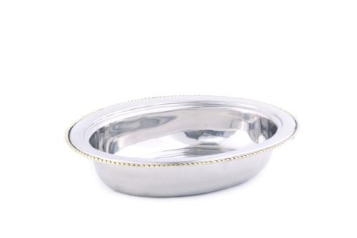 Oval Stainless Steel Food Pan for Model 841/892 6 Qt