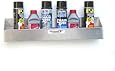 Pit Posse 567 Aerosol Shelf 8 Mount Silver Aluminum Cabinet Shop Garage Enclosed Race Car Nhra Trailer Accessory
