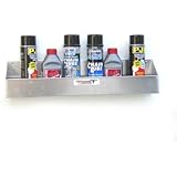 Pit Posse 566 6 Mount Aerosal Shelf Aluminum Holder Storage Shop Cabinet Race Car Enclosed Trailer