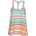 Roxy Passin the Time Braided T-Back Tank - Women's ( sz. S, Hot Orange Stripe )