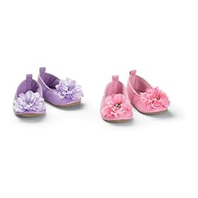 Mud Pie Baby Buds Ballet Slippers, Purple: Baby