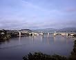 Across the Chief John Ross (Market Street) Bridge in Chattanooga, Tennessee - Lovely 16x20-inch Photographic Print by Carol M. Highsmith