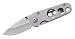 Herbertz Einhandmesser, sandgestrahlter Stahl, Frame Lock, Heftlänge 8 cm, Clip