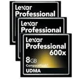Lexar 8GB, Ultimate Professional-Level, High-Speed Performance UDMA 600x Co ....
