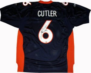 Jay Cutler Signed Denver Broncos Reebok Authentic Jersey