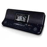 JWIN HD Radio w/ Dual Alarm Clock - Black