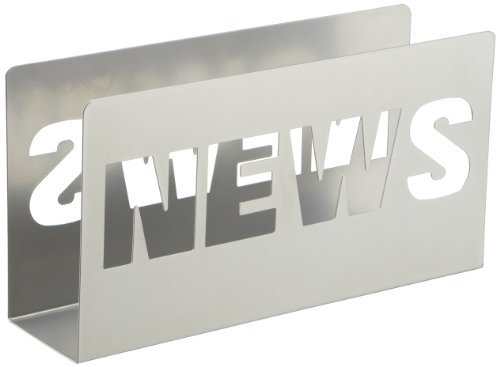 PT PT0024SI Zeitungsständer News Metall silber
