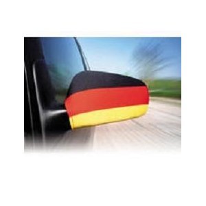 Deutschland Fahnenüberzug für Autospiegel EM 2012 Fanartikel 2er Set