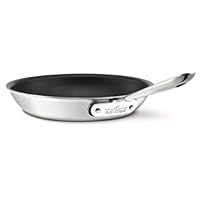 All-Clad Brushed Stainless D5 Non-Stick 10-Inch Fry Pan