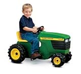 John Deere Toy Kids Plastic Pedal Riding Tractor