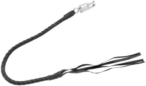 Iron Braid Get Back Black Whip - One Size