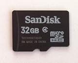 SanDisk 32GB MicroSDHC High Speed Class 4 Card with MicroSD to SD Adapter a ....