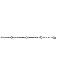 18KT White DBY Necklaces Length = 16