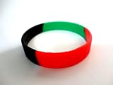 African American silicone wristband Afro American bracelet
