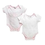 J by Jasper Conran- Pack of two pale pink kitten bodysuits- newborn
