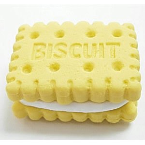 Yellow Biscuit Eraser