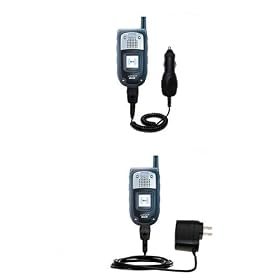 Essential Kit for the Sanyo SCP-7300 includes a Car and Wall Charger - Gomadic Brand w/ TipExchange Technology