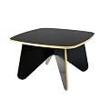 Surfin' Coffee Table - Slate/ Clear (31.5x31.5x19")