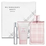 BURBERRY BRIT SHEER by Burberry Gift Set for WOMEN: EDT SPRAY 3.3 OZ & BODY LOTION 1.7 OZ & EDT SPRAY .25 OZ MINI