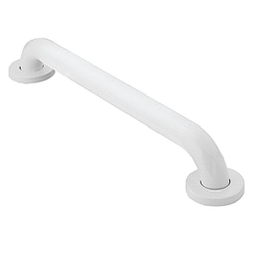 Moen LR8724W Home Care White 24-Inch Grab Bar, White