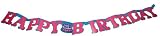 Banner Happy Birthday w/Cake