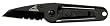 Gerber 45898 Ridge Knife, Serrated Edge, Black