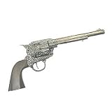Engraved Cavalry Revolver Wooden Iron Replica