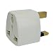 LUPO US/EU/JAPAN/UNIVERSAL To UK 3 Pin Travel Adapter Plug (Use Electrical Items Bought Abroad)
