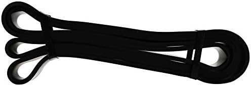 Fitbotic Resistance Strength Band- Exercise Stretch Loop bands for Crossfit, Calisthenics, Pull Ups, Stretching, Mobility, Physical Therapy, Weight Training, Flexibility and more (Black)