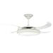 Hunter 21427 Fanaway 48-Inch Ceiling Fan, White with Clear Retractable Blades