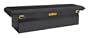 DeWalt DIGS70LPB-DC011 70" Industrial Grade Black Single Lid Crossover Low Profile Truck Tool Box with DC011 Radio for Full Size Pickups
