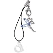 Solar Blue GEM FAIRY Cell Phone Charm