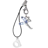 Solar Blue GEM FAIRY Cell Phone Charm